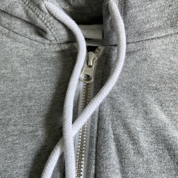 Vans Gray Oversized Zip Hoodie - Picture 3 of 4